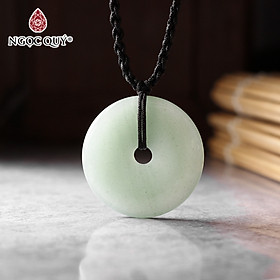 Mặt dây chuyền đồng điếu đá aventurine mệnh hỏa, mộc - Ngọc Qúy Gemstones
