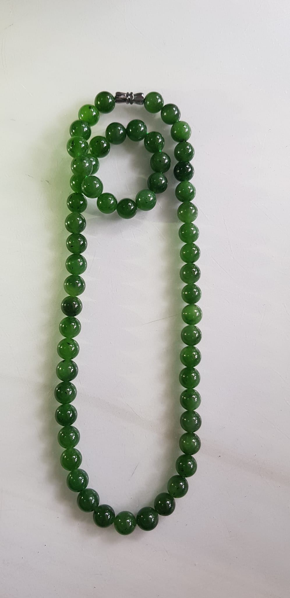 Vòng chuỗi đeo cổ Nữ mới đẹp Đá ngọc jade hay ngọc phật xanh tự nhiên Size 8mm màu xanh ngọc bích bóng sang đẹp hợp mệnh thủy mộc hỏa Quà tặng ý nghĩa cho Mẹ, mình và người thân ý nghĩa ạ