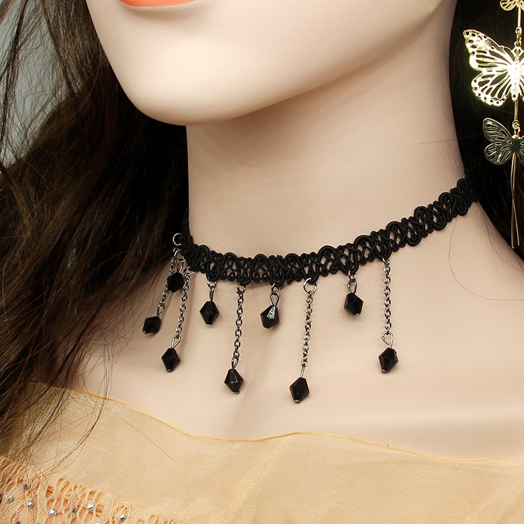Vòng cổ choker đen