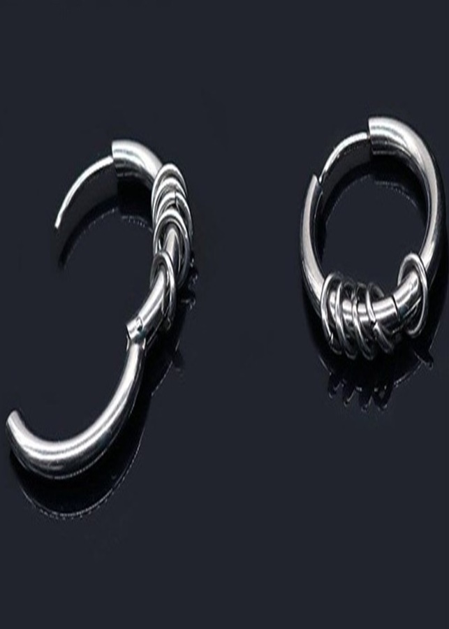 Bộ 2 bông tai nam chuẩn mực cho phong cách za18