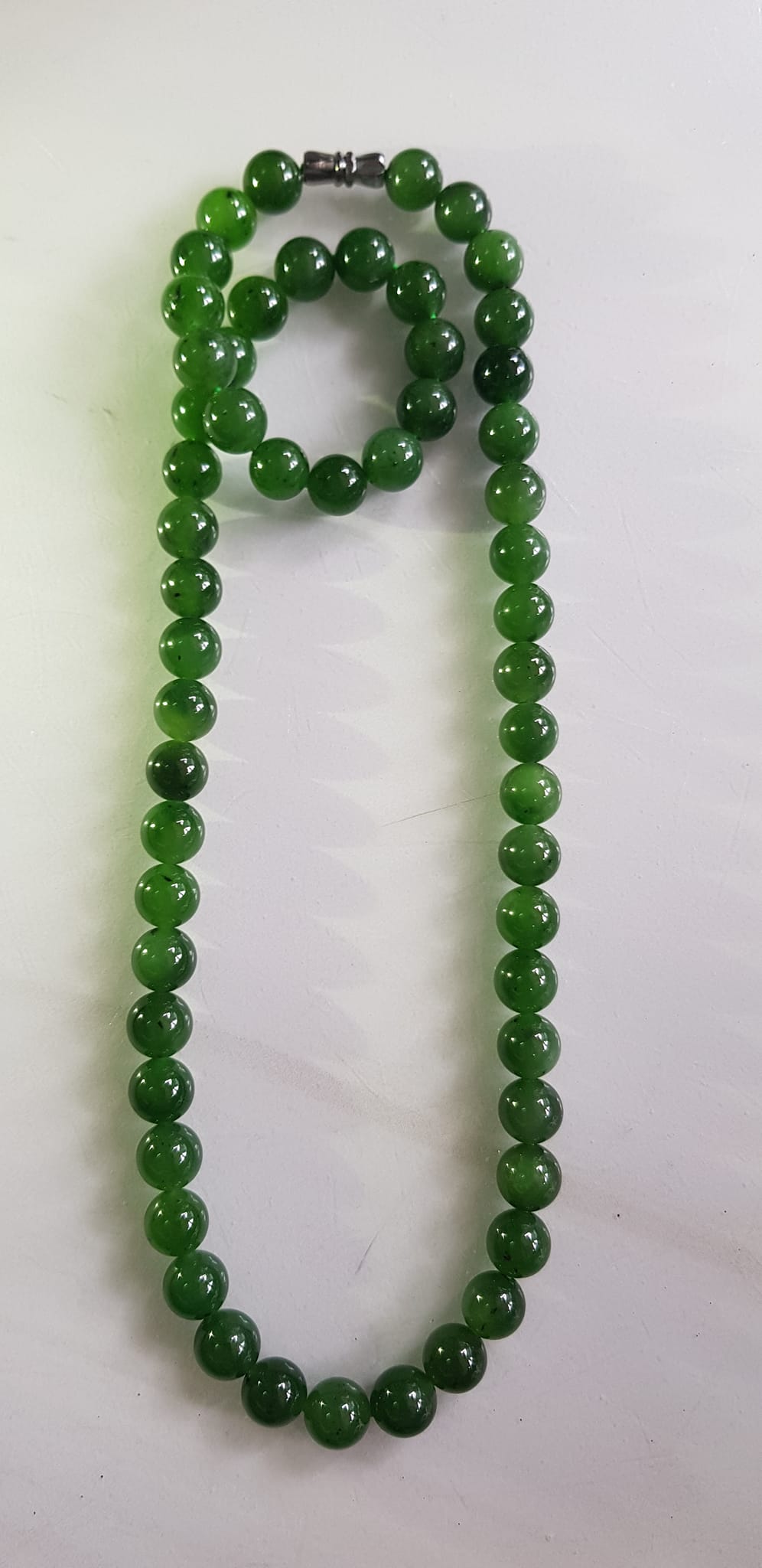Vòng chuỗi đeo cổ Nữ mới đẹp Đá ngọc jade hay ngọc phật xanh tự nhiên Size 8mm màu xanh ngọc bích bóng sang đẹp hợp mệnh thủy mộc hỏa Quà tặng ý nghĩa cho Mẹ, mình và người thân ý nghĩa ạ