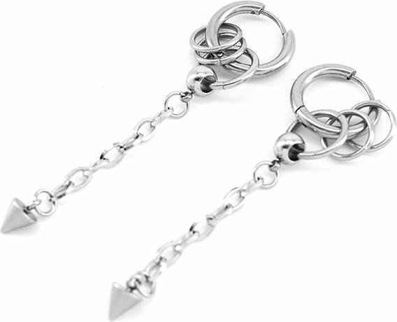 Đôi bông tai unisex phong cách đường phố bụi bặm táo bạo