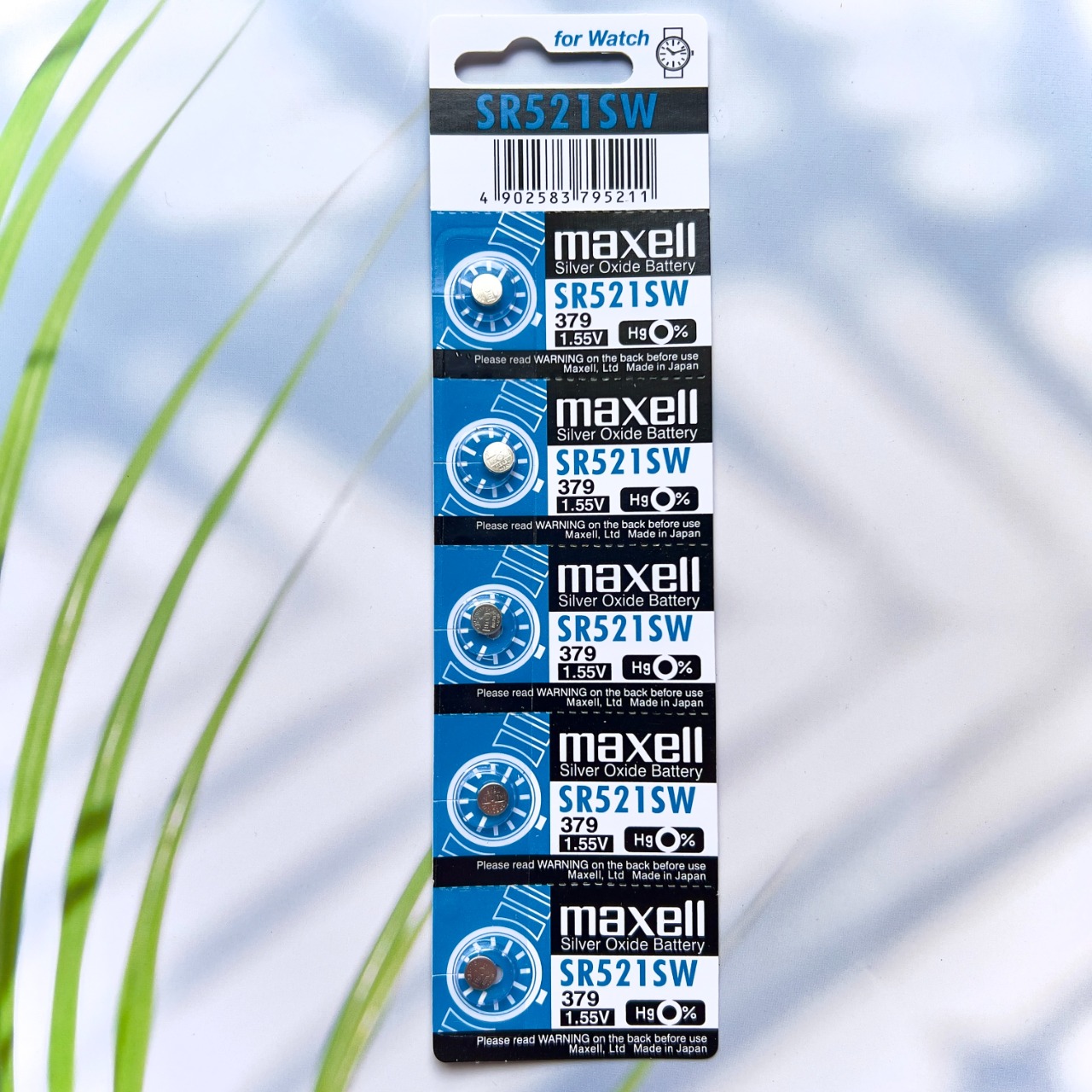 Pin Đồng Hồ Maxell Nhiều Kích cỡ Vỉ 5 viên