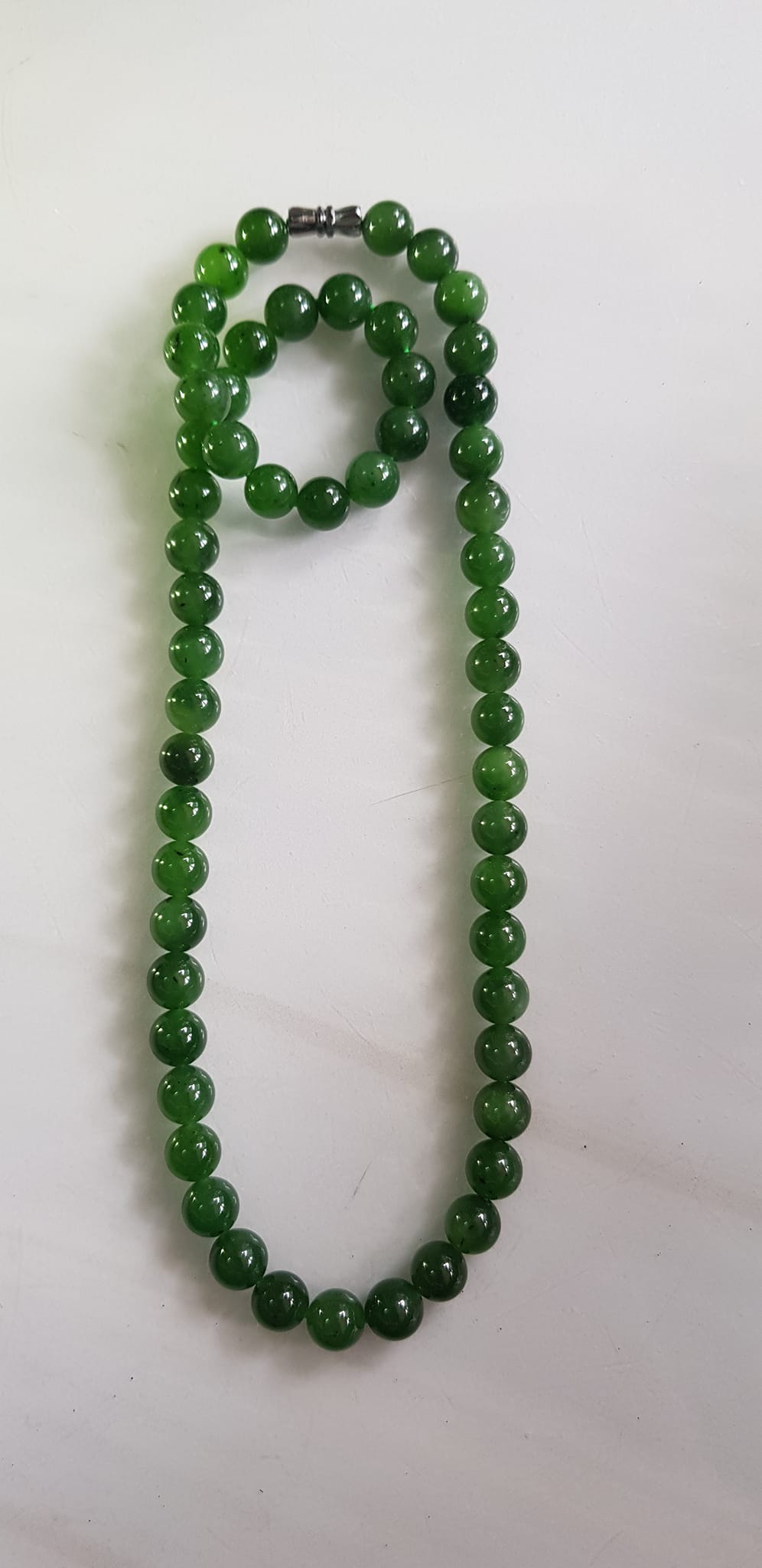 Vòng chuỗi đeo cổ Nữ mới đẹp Đá ngọc jade hay ngọc phật xanh tự nhiên Size 8mm màu xanh ngọc bích bóng sang đẹp hợp mệnh thủy mộc hỏa Quà tặng ý nghĩa cho Mẹ, mình và người thân ý nghĩa ạ
