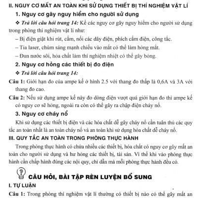 Sách tham khảo- Hướng Dẫn Trả Lời Câu Hỏi & Bài Tập Vật Lí 10 (Bám Sát SGK Kết Nối Tri Thức Với Cuộc Sống)_HA