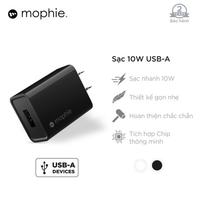 Combo Sạc dự phòng Energizer UE10053 + Sạc Mophie 10W + Cáp USB-C - HÀNG CHÍNH HÃNG