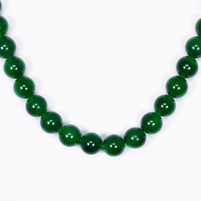 Chuỗi cổ đá ngọc bích mệnh hỏa, mộc - Ngọc Quý Gemstones