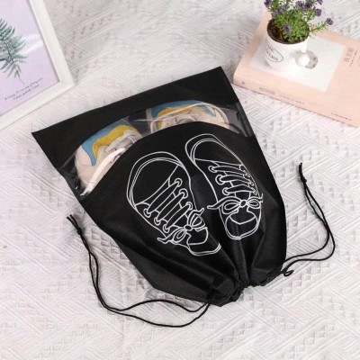 Túi Bảo Quản Giày Dép  Có Dây Rút , Túi Đựng Giày Đi Du Lịch Hoặc Cho Vào Vali Chống Bẩn Tiện Lợi
