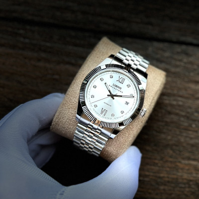 Đồng hồ nam chính hãng Lobinni L19019-2,Kính sapphire chống xước,chống nước 50M,bảo hành 24 tháng,máy cơ(Automatic) Nhật bản,dây kim loại thép không gỉ 316L,hàng mới full box hãng đầy đủ