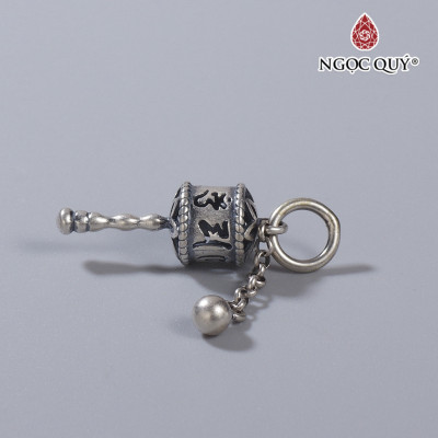 Charm bạc Kinh Luân treo - Ngọc Quý Gemstones