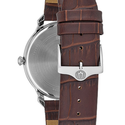 Đồng Hồ Nam Bulova Dây Da 96A184 - Mặt Đen