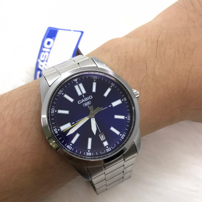 Đồng Hồ Nam Dây Thép Casio Standard MTP-VD02D-2EUDF Chính Hãng - MTP-VD02D-2E