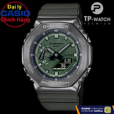 Đồng Hồ Nam Dây Nhựa Casio G-Shock GM-2100B-3ADR Chính Hãng - GM-2100B-3A Mặt Kim Loại