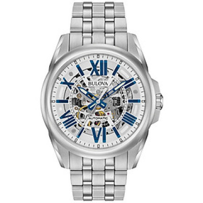 Đồng Hồ Nam Bulova Dây Thép Không Gỉ 96A187 - Mặt Trắng