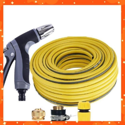 Bộ dây và vòi xịt rửa xe tưới cây tăng áp 3-5m(cút nhựa nối đồng nhựa) 206817