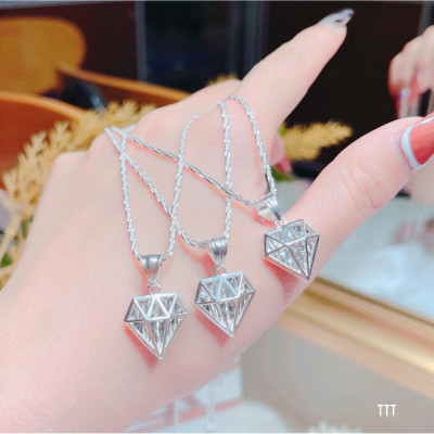 Dây chuyền nữ mặt phật lá bồ đề chất liệu bằng bạc MS148