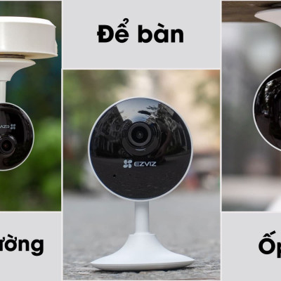 CAMERA WIFI EZVIZ C1C-B 1080P NHỎ GỌN, siêu nét, Đàm thoại 2 chiều - Hàng chính hãng