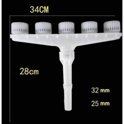 Vòi Phun 1/3//5 đầu tưới cây diện rộng Vật Liệu ABS Tiết Kiệm Sức Lao Động tưới Bãi Cỏ 206860, 206861, 206862