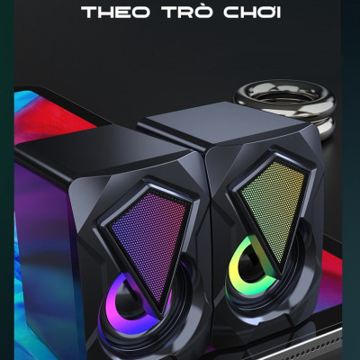 Loa máy tính Game thủ LDK.ai RGB 2.1 LeeFei - Hàng chính hãng