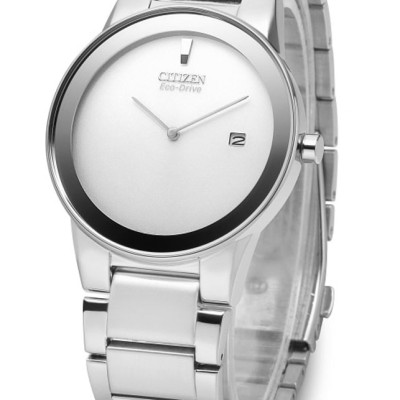 Đồng Hồ Nam Citizen Dây Kim Loại Máy Eco-Drive AU1060-51A - Mặt Trắng