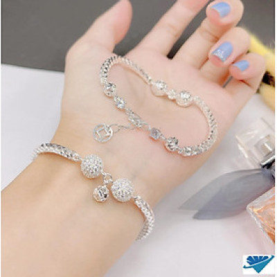 Vòng tay charm bạc cao cấp chất liệu bằng bạc s925 SA0030