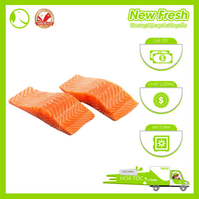 [GIAO NHANH HCM] Cá Hồi Chile Fillet Đông Lạnh - Khay 300Gr