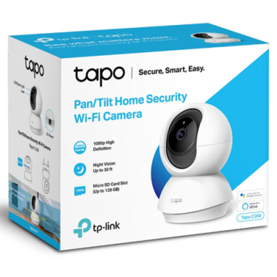 Camera Wi-Fi TP-Link Tapo C200 1080P (2MP) An Ninh Gia Đình Có Thể Điều Chỉnh Hướng - Hàng Chính Hãng