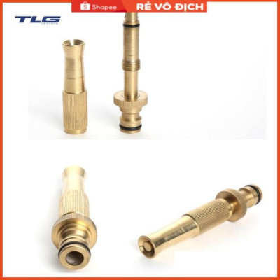 Bộ vòi xịt nước tưới cây đa năng tăng áp lực nước kèm dây tưới dạng lò xo co dãn 587814 loại 10m