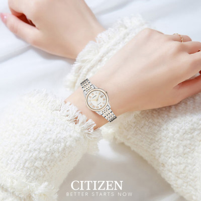 Đồng Hồ Nữ Citizen Dây Thép Không Gỉ FE1084-51A - Mặt Trắng (Sapphire)