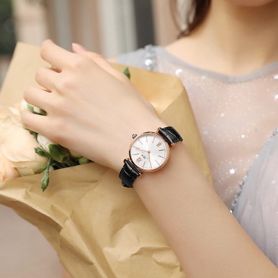 Đồng hồ nữ chính hãng IW CARNIVAL IW562L-1 Kính sapphire ,chống xước ,Chống nước 30m ,Bảo hành 24 tháng,Máy điện tử(Pin),dây da cao cấp, thiết kế đơn giản dễ đeo