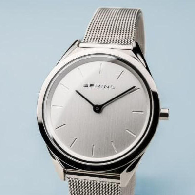 Đồng Hồ Unisex Bering Ultra Slim Polaris Màu Bạc 17031-000