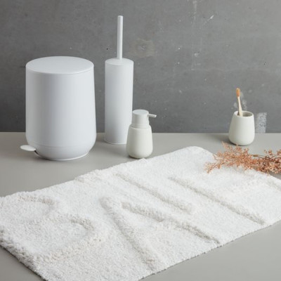 Chổi cọ toilet | JYSK Balsby | kim loại/nhựa PP | trắng | DK10xC43cm