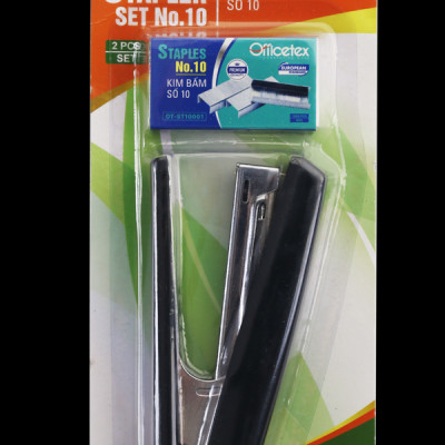 Combo bấm kim Officetex /OT-CST007 (1 bấm kim, 1 hộp kim bấm)