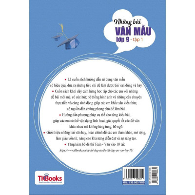 Sách - Những Bài Văn Mẫu Lớp 9 - Tập 1 - MCBooks