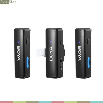 BOYALINK 2 / BOYALINK 2 A1 - Micro Cài Áo Không Dây 2.4GHz Cho IOS, Android, Máy Ảnh, Phạm Vi Thu 300m - Hàng chính hãng