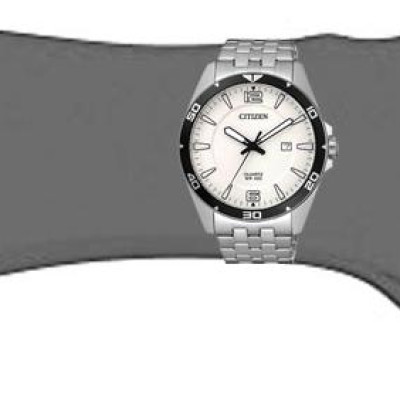 Đồng Hồ Nam Citizen Dây Thép Không Gỉ BI5051-51A - Mặt Trắng