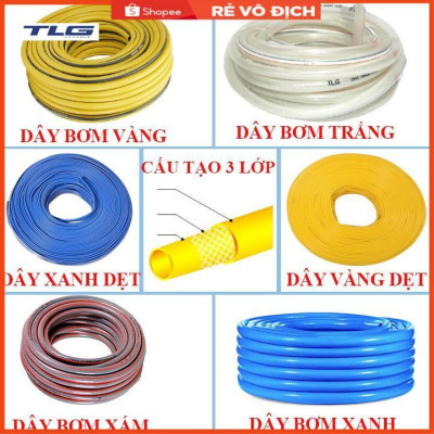Bộ dây vòi xịt rửa xe, tưới cây, dọn dẹp nhà cửa 20m (cút đồng nối nhựa xanh) 206843