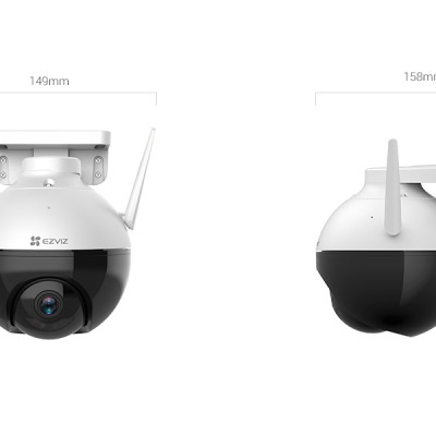 Combo Camera Wi-fi EZVIZ C8C 2MP Ngoài Trời Kèm Thẻ Nhớ  32GB/64GB - Hàng Chính Hãng