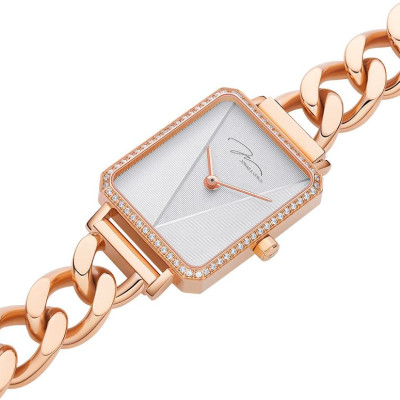 Đồng hồ đeo tay Nữ  hiệu JONAS & VERUS J33.12.PWSPD , Máy Pin (Quartz), Kính sapphire chống trầy xước, Dây Thép không gỉ 316L
