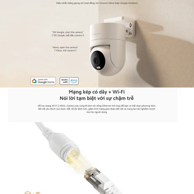 Camera Ngoài Trời 2.5K Xiaomi Outdoor Camera CW300 EU _  Hàng Chính Hãng , Bảo Hành 12 Tháng