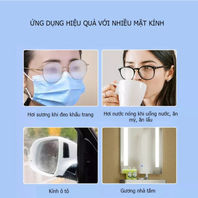 Set 3 hộp khăn Lau Mắt Kính Nano, lau laptop, máy tính - Miếng Giấy Lau Kính, Điện thoại, máy ảnh Chống Bám Hơi Nước Sạch Vân Tay Bụi Bẩn- Chính Hãng 