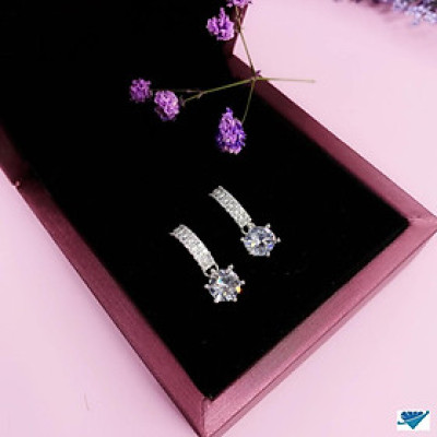 Bông tai bạc thời trang chất liệu bằng bạc s925 MS53c