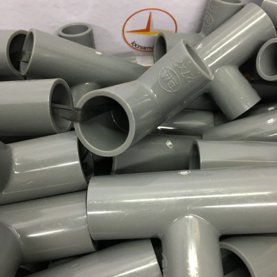 Tê giảm 27 x 21 nhựa PVC Bình Minh_T27x21 (5 cái)