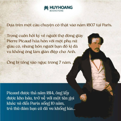 Sách - Bá Tước Monte Cristo - Bìa Cứng - Alexandre Dumas - Huy Hoàng