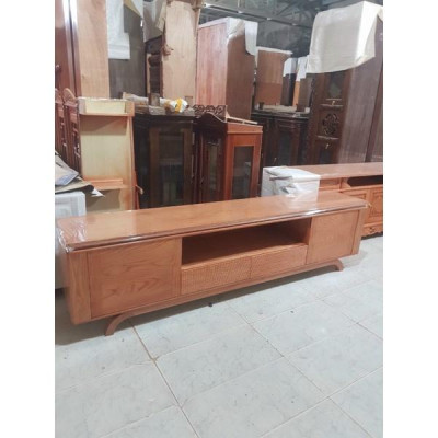 kệ hàn quốc chân cong  gỗ sồi sơn 2 màu óc chó và hương vàng