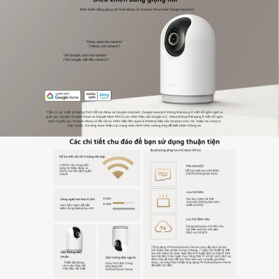 Camera Quan Sát Xiaomi Smart Camera C500 Pro – Hàng Chính Hãng