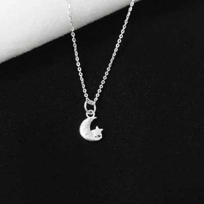 Dây chuyền bạc mặt trăng - Ngọc Quý Gemstones
