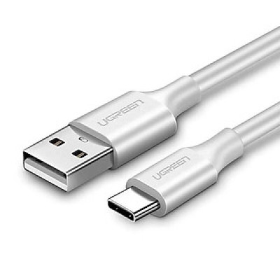 Cáp USB-A sang Type C 0.5M màu trắng cao cấp Ugreen 60120 US287 Hàng Chính Hãng