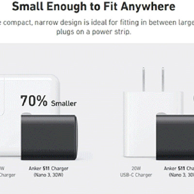 Adapter Sạc Anker 511 Charger Nano 3 30W 1 Cổng Type-C A2147 - Hàng Chính Hãng