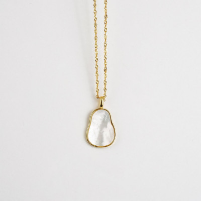 Set Dây Chuyền Ngọc Trai FW Thiết Kế UK Style (Wave Mother of Pearl) - MOON Jewelry